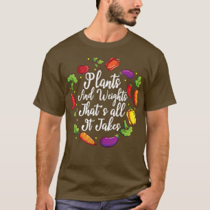 Vegan Veganismus Vegetarisches Vegetarismus Pflanz T-Shirt