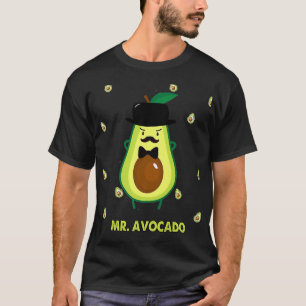 Vegan Vegetarier Herr AvocadoT-Shirt T-Shirt
