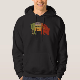 Vegan Vegetarier I Liebe Veggies Gemüse Veganismus Hoodie
