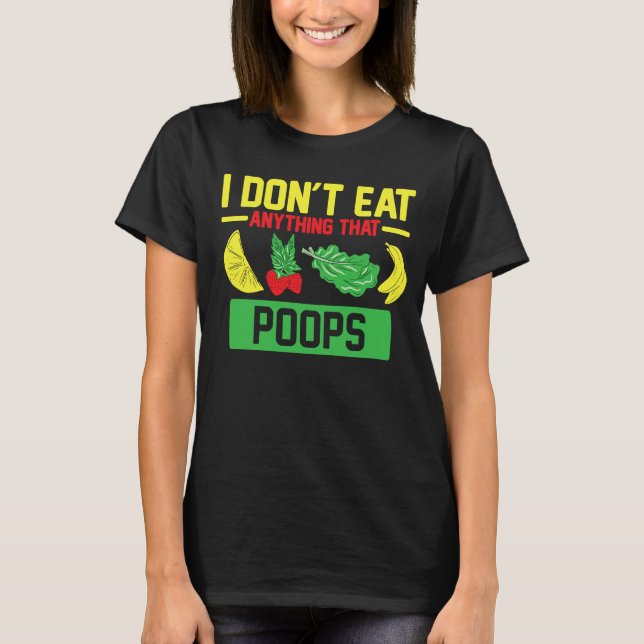 Vegan Vegetarisch Ich Liebe Gemüse Gemüse Veganism T-Shirt (Vorderseite)