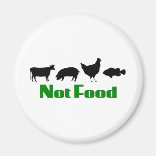 Vegan/Vegetarisch, nicht zu Lebensmitteln Magnet