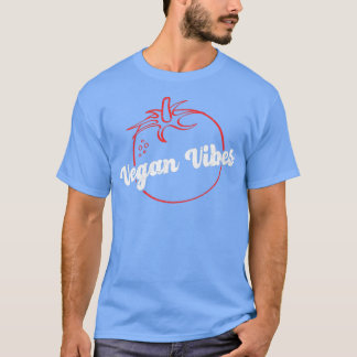 Vegan Vibes Tomato, Veganismus Vegetarier T-Shirt
