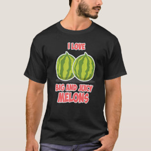Vegan Wassermelonen-Tag Liebe Große & Saftige Melo T-Shirt