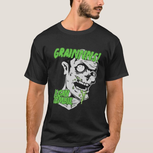 Vegan Zombie T-Shirt (Vorderseite)