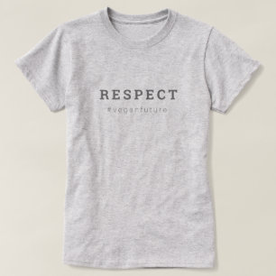 Vegane ACHTUNG Moderne, einfache Minimale Typograf T-Shirt