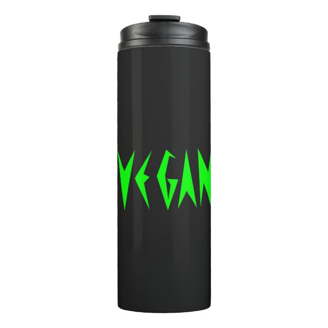 VEGANE ALUMINIUMFLASCHE THERMOSBECHER (Vorderseite)