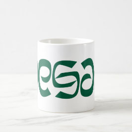 Vegane Ambigram-Tasse Kaffeetasse