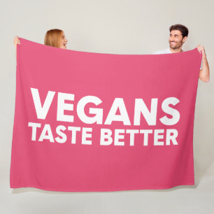 Vegane Anziehungskraft Fleecedecke