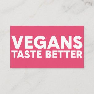 Vegane Anziehungskraft Visitenkarte