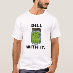 Vegane Art Von Einem Großen Dillgurken-Liebhaber-G T-Shirt