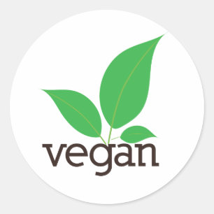 Vegane Aufkleber