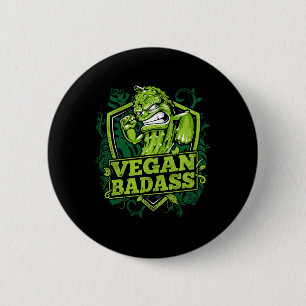 Vegane Bad Cucumber Fitness Bodybuilding Beast Button