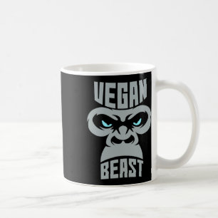 Vegane Besenarbeit Muskel Gorilla Gym Bodybuildin Kaffeetasse