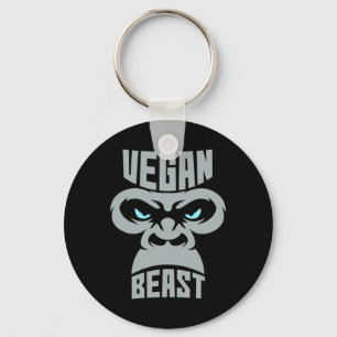 Vegane Besenarbeit Muskel Gorilla Gym Bodybuildin Schlüsselanhänger
