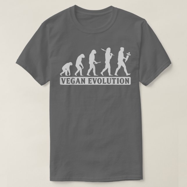 Vegane Bewegung, vegane, gesunde Ernährung, witzig T-Shirt (Design vorne)