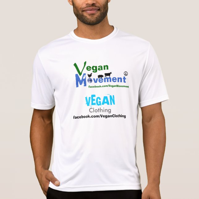 Vegane Bewegung/vegane Kleidung T-Shirt (Vorderseite)