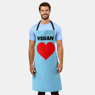 VEGANE BLAUE KÜCHENSCHÜRZE SCHÜRZE