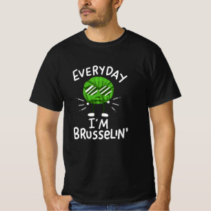 Vegane Brüssel-Sprossen T-Shirt