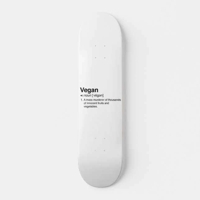 Vegane Definition Skateboard (Vorne)