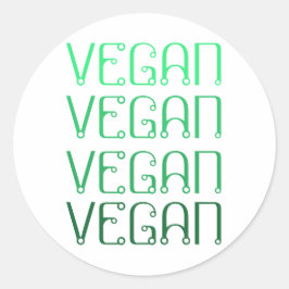 Vegane Etiketten und Aufkleber
