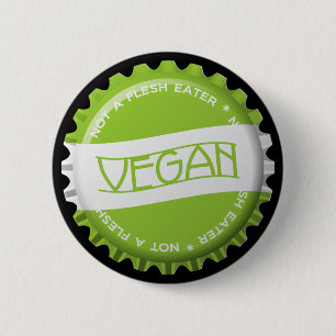 Vegane Flasche Button