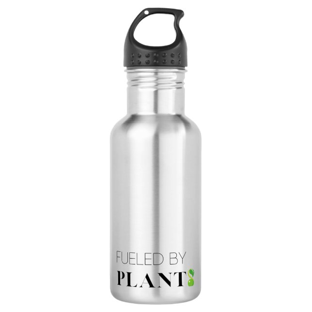 Vegane Flasche Edelstahlflasche (Vorderseite)