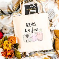 Vegane Freunde, die kein Schweinefleisch essen wie