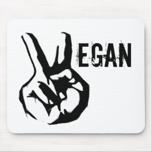 Vegane Friedensmausunterlage Mousepad