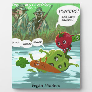 Vegane Jäger Lustig Fotoplatte