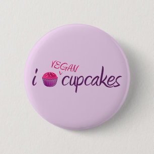 Vegane kleine Kuchen Button