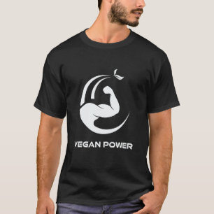 Vegane Kraft Vegan Vegetarische Muskeln Biest Auf T-Shirt