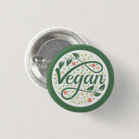 Vegane kreative Typografie mit grünen Blätter