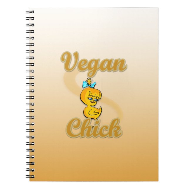 Vegane Küken Notizblock (Vorderseite)