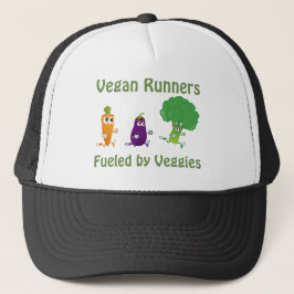 Vegane Läufer - angetrieben von Veggies Truckerkappe