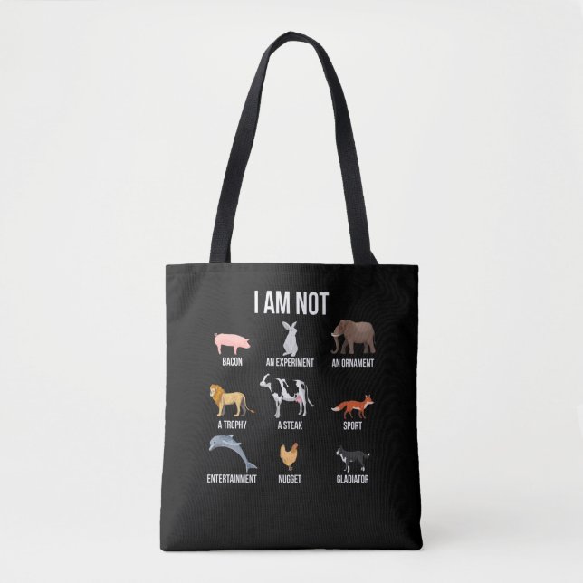 Vegane Lebensversicherungsanweisung zur Rettung vo Tasche (Vorderseite)