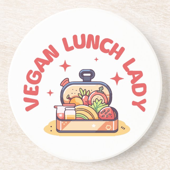 VEGANE LUNCH LADY S GETRÄNKEUNTERSETZER (Vorne)