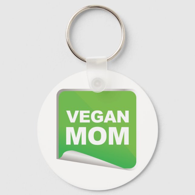 Vegane Mama Schlüsselanhänger (Vorderseite)