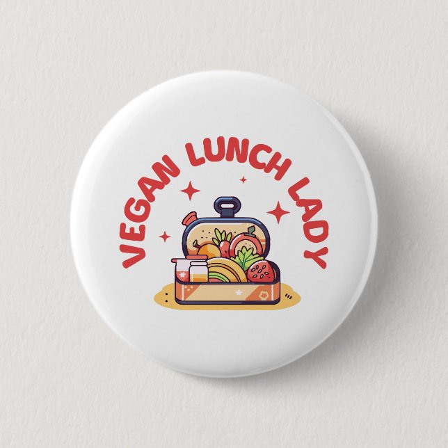 VEGANE MITTAGSDAME BUTTON (Vorderseite)