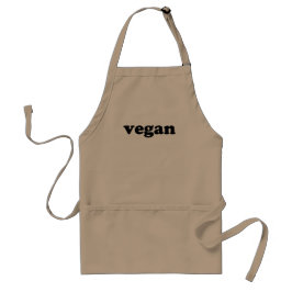 vegane moderne Typografie minimalistisch Schürze