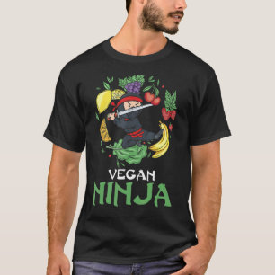Vegane Ninja Veggie Food Lover Veganism World Vege T-Shirt