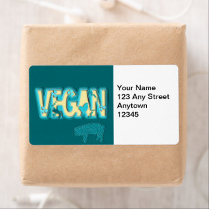 Vegane Papierausschnitt