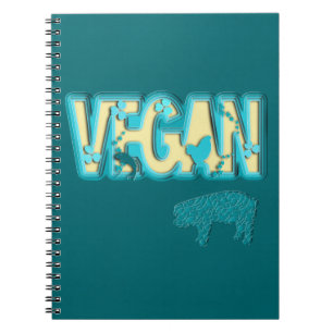 Vegane Papierausschnitt Notizblock