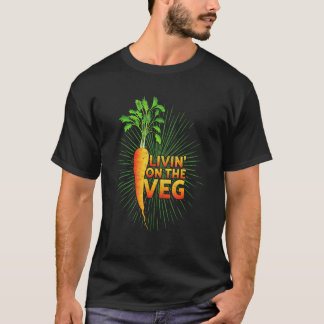 Vegane Pflanze auf vegetarische Ernährung Veggia V T-Shirt