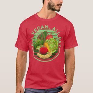 Vegane Pflanze auf vegetarische Ernährung Veggia V T-Shirt