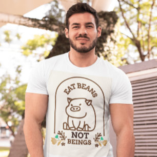 VEGANE PIG-T - SHIRT VEGETARISCHE T-SHIRTS