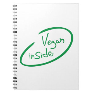Vegane Produkte Notizblock