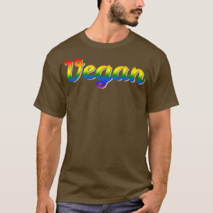 Vegane Quee Trans Gay Lesbian Veganis T-Shirt