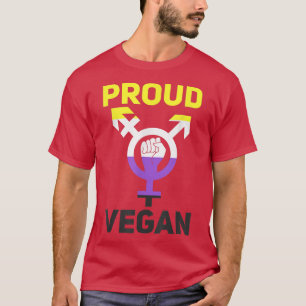 Vegane Quee Trans Gay Lesbian Veganis T-Shirt