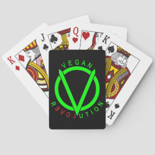 Vegane Revolutions-Spielkarten Spielkarten