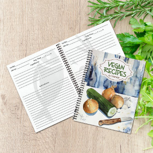 Vegane Rezepte Notizbuch